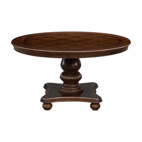 Lordsburg Brown Chery Round Dining Table from Homelegance - Luna Furniture
