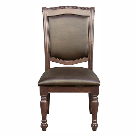 Lordsburg Brown Chery Round Dining Table from Homelegance - Luna Furniture