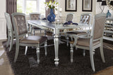 Orsina Silver Mirrored 96" Extendable Dining Table from Homelegance - Luna Furniture
