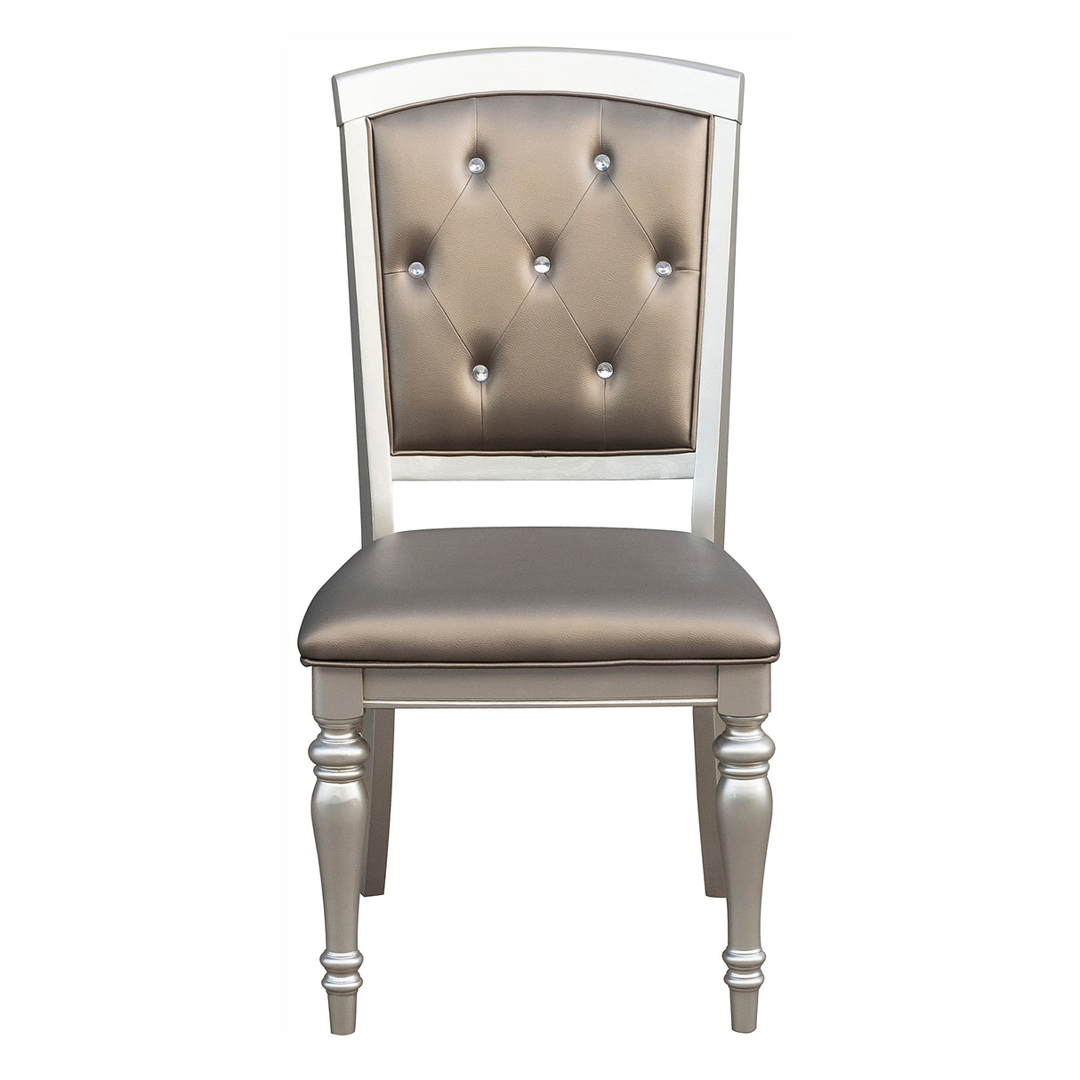 Orsina Silver Side Chair, Set of 2 from Homelegance - Luna Furniture