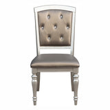 Orsina Silver Side Chair, Set of 2 from Homelegance - Luna Furniture