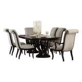 Savion Espresso 7-Piece Dining Set from Homelegance - Luna Furniture