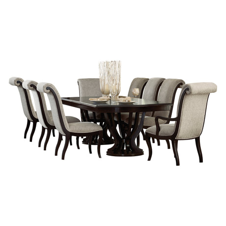 Savion Espresso 7-Piece Dining Set from Homelegance - Luna Furniture
