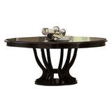 Savion Espresso Round/Oval 7-Piece Dining Set from Homelegance - Luna Furniture
