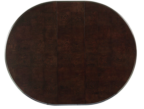 Savion Espresso Round/Oval 7-Piece Dining Set from Homelegance - Luna Furniture