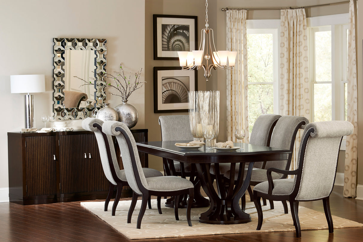 Savion Espresso Dining Arm Chair from Homelegance - Luna Furniture