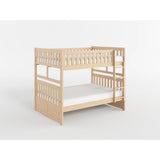 Bartly Pine Full/Full Bunk Bed with Twin Trundle from Homelegance - Luna Furniture