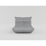 Holland Park Gray/White Accent Chair from Homelegance - Luna Furniture