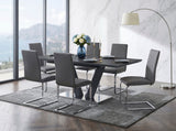 Yannis Black/Gray Contemporary Dining Room Set from Homelegance - Luna Furniture