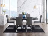 Yannis Black/Gray Contemporary Dining Room Set from Homelegance - Luna Furniture