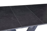 Yannis Black Sintered Stone Dining Room Table