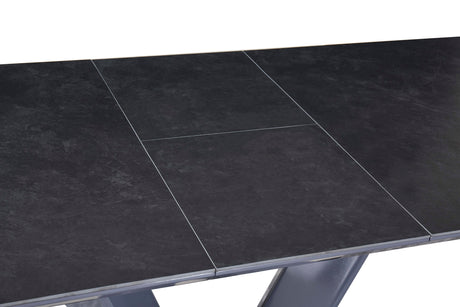 Yannis Black/Gray 5-Piece Dining Room Set from Homelegance - Luna Furniture