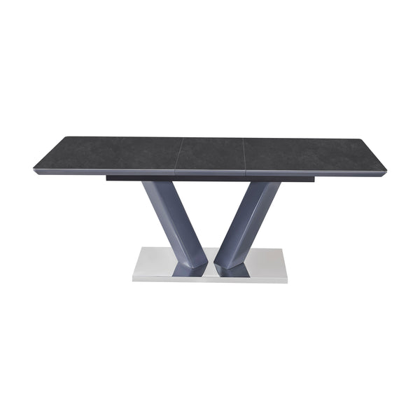 Yannis Black Sintered Stone Dining Room Table