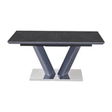 Yannis Black Sintered Stone Dining Room Table