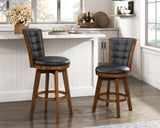 5507-29BES Swivel Pub Height Chair, Set of 2 from Homelegance - Luna Furniture