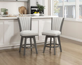 5507-24BES Swivel Counter Height Chair, Set of 2 from Homelegance - Luna Furniture