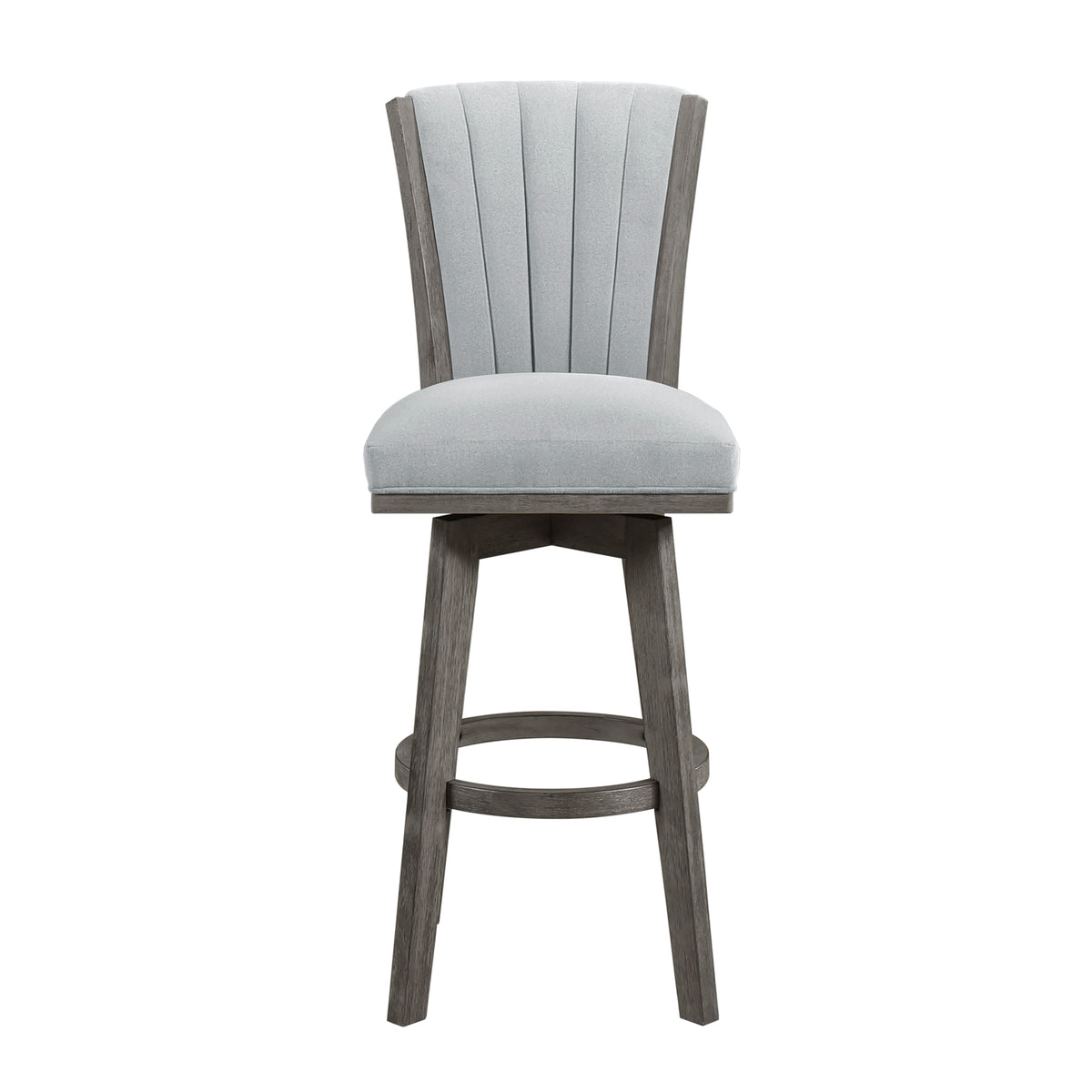 Corvallis Beige Swivel Pub Height Chair, Set of 2 from Homelegance - Luna Furniture
