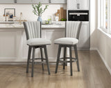5507-29BES Swivel Pub Height Chair, Set of 2 from Homelegance - Luna Furniture