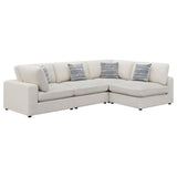 Serene Beige 4-Piece Upholstered Modular Sectional from Coaster - Luna Furniture