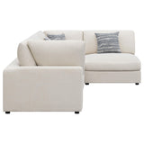 Serene Beige 4-Piece Upholstered Modular Sectional from Coaster - Luna Furniture