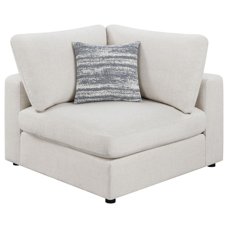 Serene Beige 4-Piece Upholstered Modular Sectional from Coaster - Luna Furniture