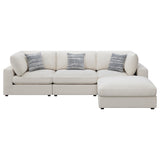 Serene Beige 4-Piece Upholstered Modular Sectional from Coaster - Luna Furniture