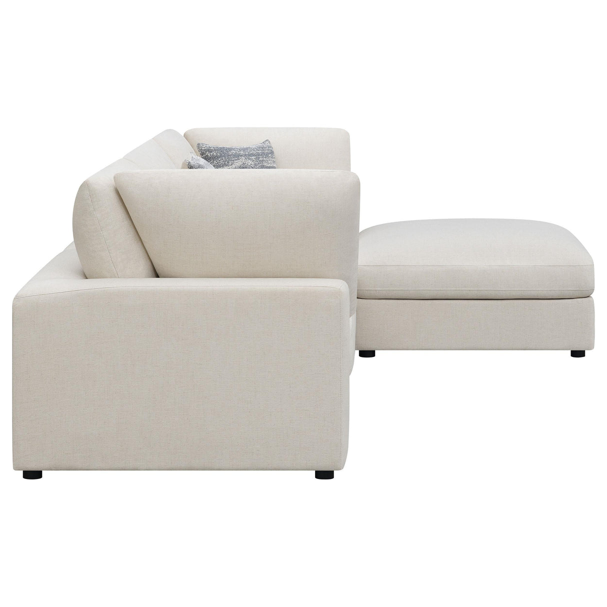Serene Beige 4-Piece Upholstered Modular Sectional from Coaster - Luna Furniture