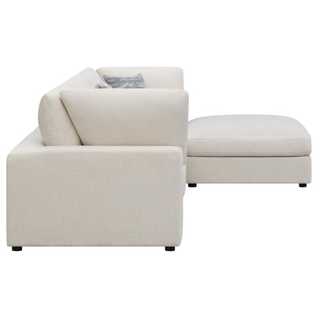 Serene Beige 4-Piece Upholstered Modular Sectional from Coaster - Luna Furniture