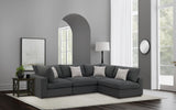 Serene Charcoal Upholstered 4-Piece Modular Sectional from Coaster - Luna Furniture