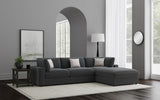 Serene Charcoal Upholstered 4-Piece Modular Sectional from Coaster - Luna Furniture