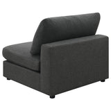 Serene Charcoal Upholstered 4-Piece Modular Sectional from Coaster - Luna Furniture