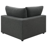 Serene Charcoal Upholstered 4-Piece Modular Sectional from Coaster - Luna Furniture