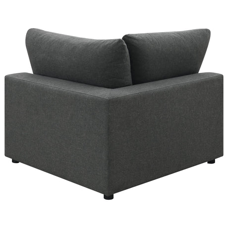 Serene Charcoal Upholstered 4-Piece Modular Sectional from Coaster - Luna Furniture