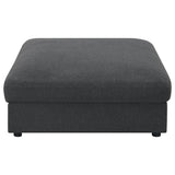 Serene Charcoal Upholstered 4-Piece Modular Sectional from Coaster - Luna Furniture
