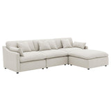 Hobson Ivory 4-piece Upholstered Modular Sectional Sofa from Coaster - Luna Furniture