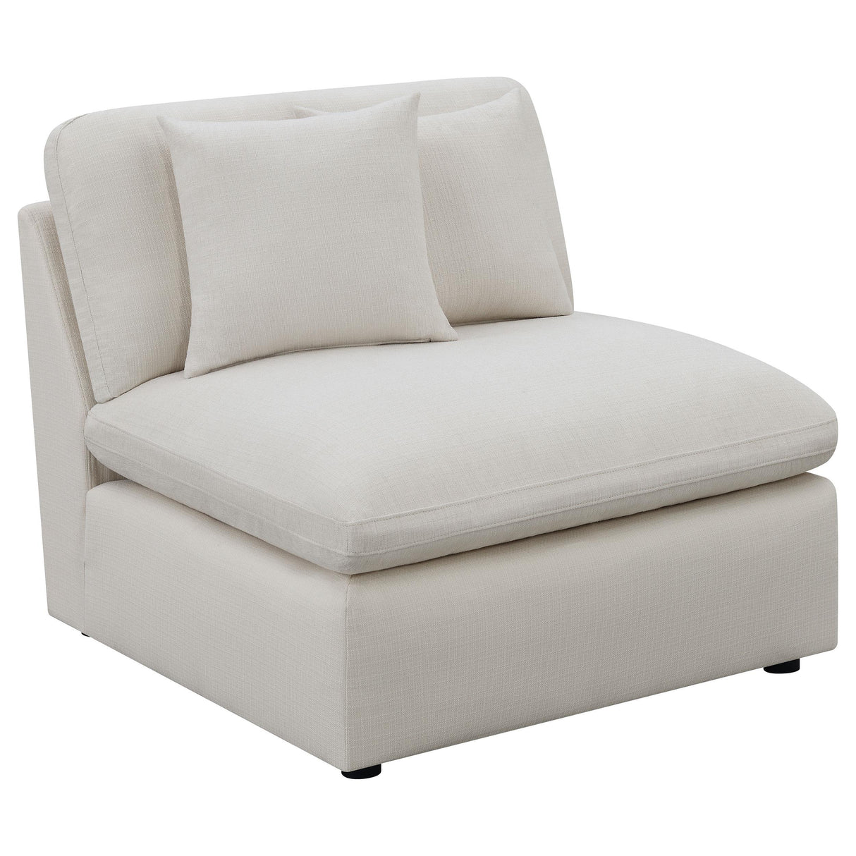 Hobson Ivory 4-piece Upholstered Modular Sectional Sofa from Coaster - Luna Furniture