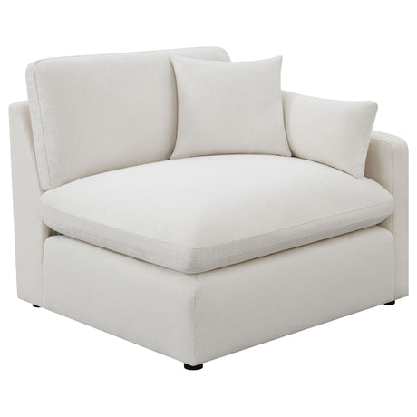 Hobson Ivory 4-piece Upholstered Modular Sectional Sofa from Coaster - Luna Furniture