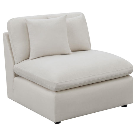 Hobson Ivory 4-piece Upholstered Modular Sectional Sofa from Coaster - Luna Furniture
