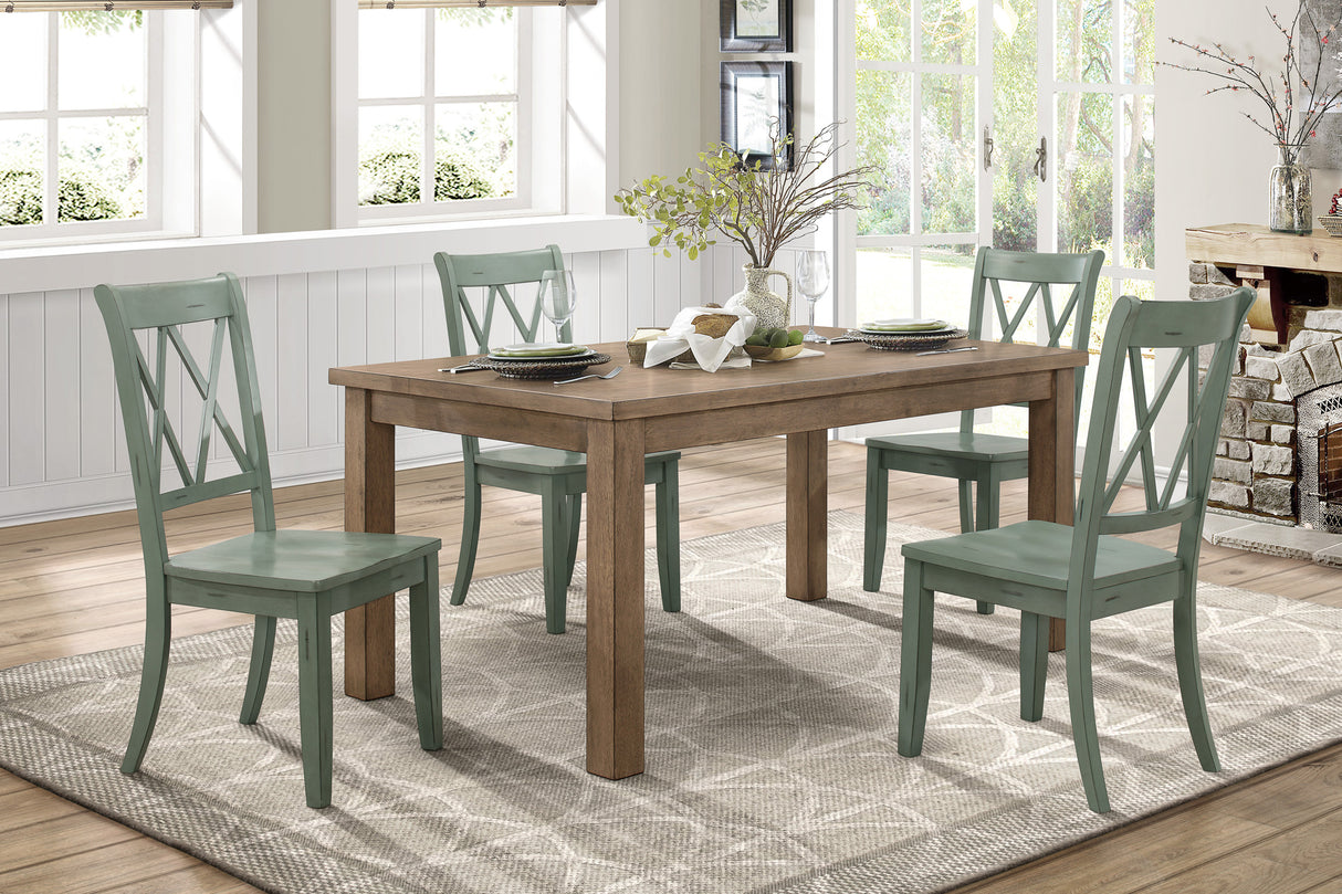 Janina Natural Dining Table from Homelegance - Luna Furniture