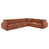 Elysia Coral 6-Piece Chenille Modular Sectional from Coaster - Luna Furniture