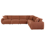Elysia Coral 6-Piece Chenille Modular Sectional from Coaster - Luna Furniture