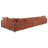 Elysia Coral 6-Piece Chenille Modular Sectional from Coaster - Luna Furniture