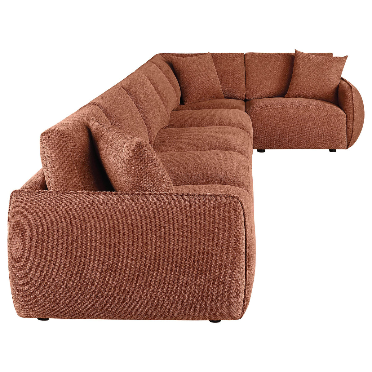 Elysia Coral 6-Piece Chenille Modular Sectional from Coaster - Luna Furniture