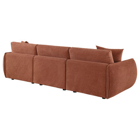 Elysia Coral Chenille Upholstered Modular Lounge Sofa from Coaster - Luna Furniture