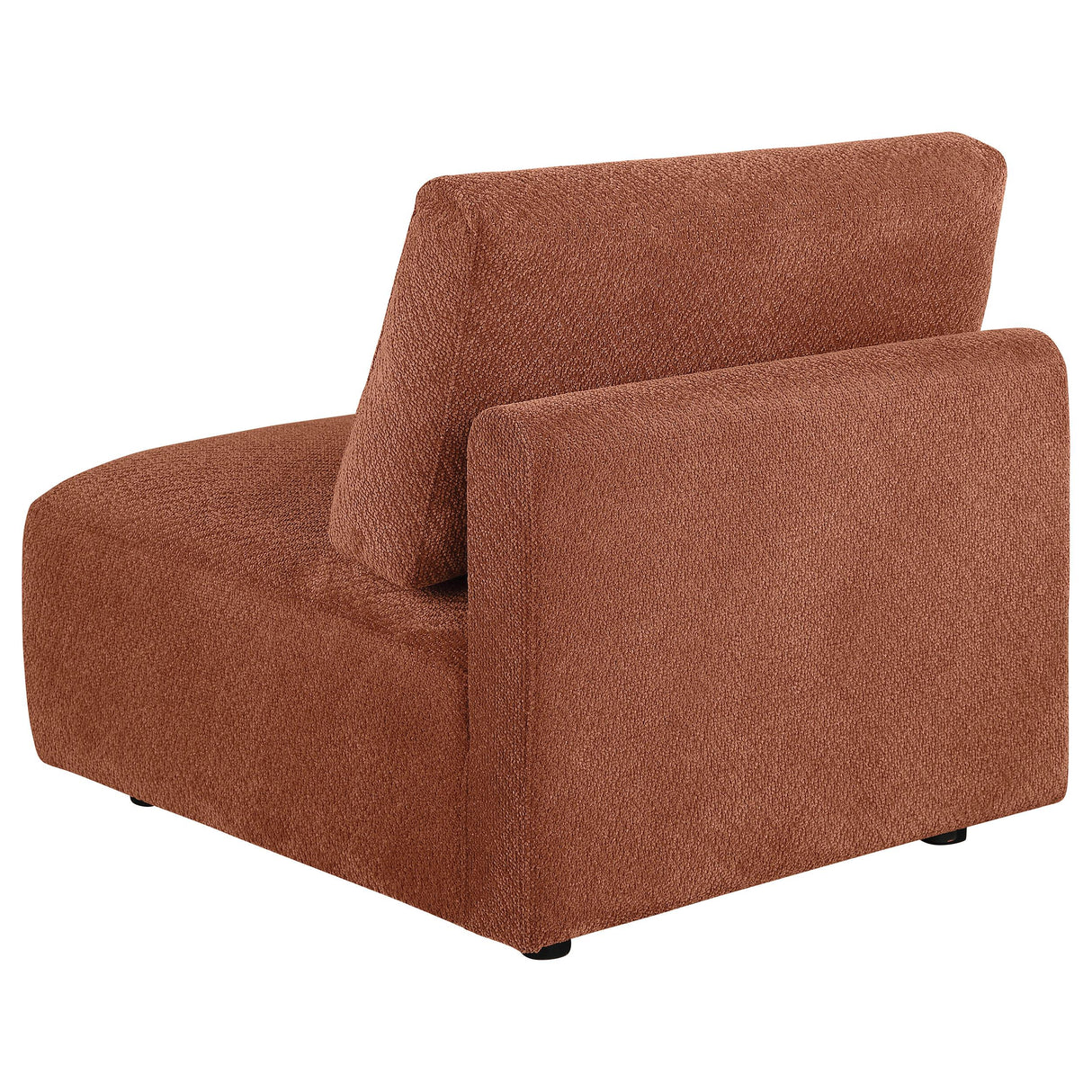 Elysia Coral Chenille Upholstered Modular Armless Chair from Coaster - Luna Furniture