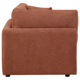 Elysia Coral Chenille Upholstered Modular Corner Chair from Coaster - Luna Furniture