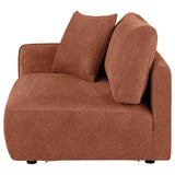 Elysia Coral Chenille Upholstered Modular LAF Chair from Coaster - Luna Furniture