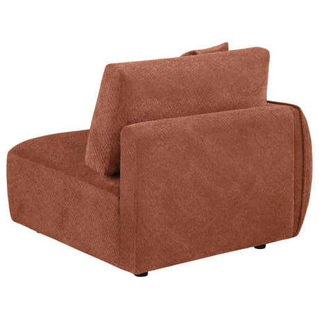 Elysia Coral Chenille Upholstered Modular LAF Chair from Coaster - Luna Furniture