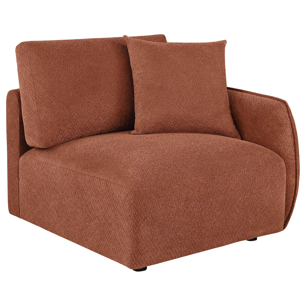 Elysia Coral Chenille Upholstered Modular RAF Chair from Coaster - Luna Furniture