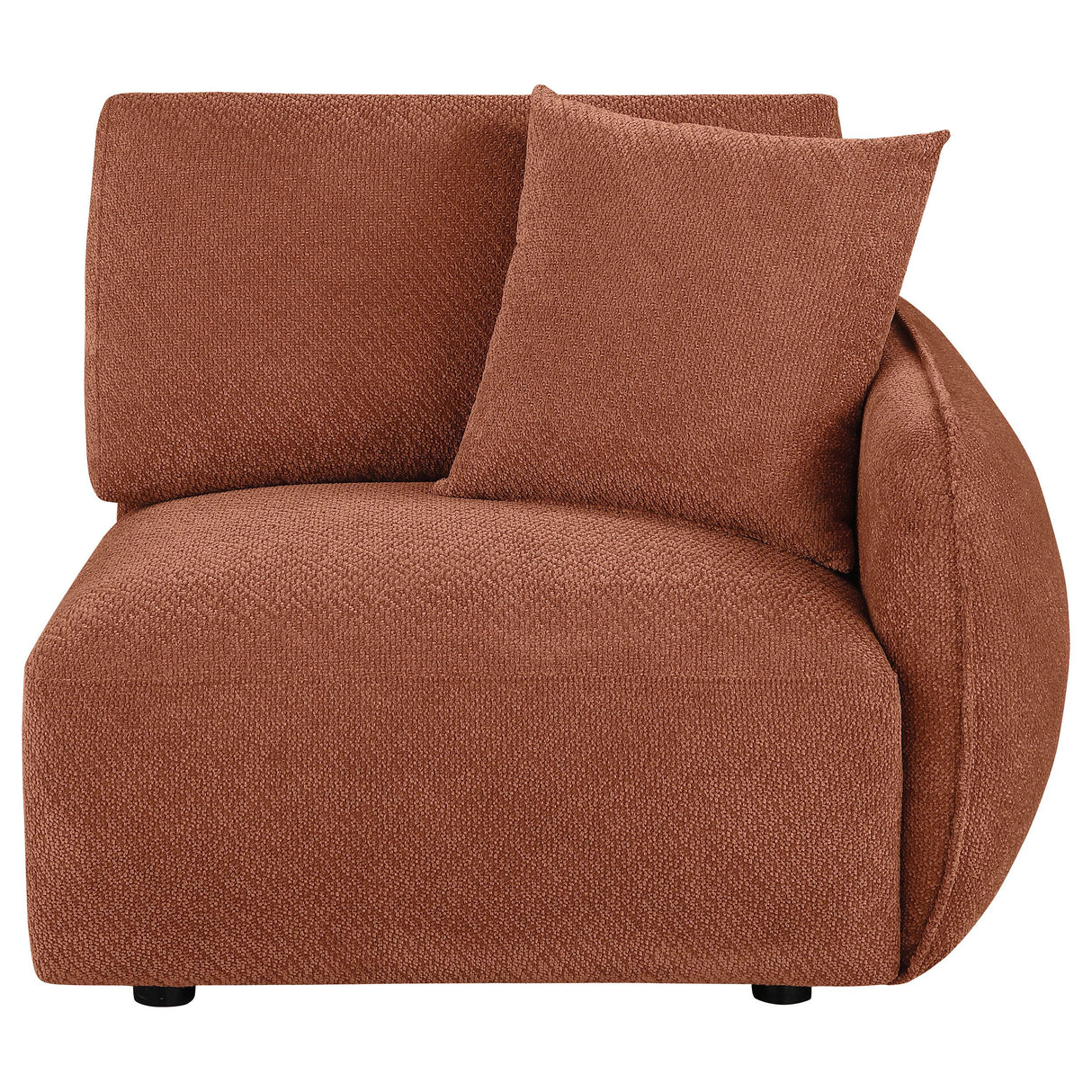 Elysia Coral Chenille Upholstered Modular RAF Chair from Coaster - Luna Furniture